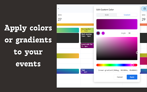 Color Me Calendar :: Customize your Google Calendar with unlimited custom colors