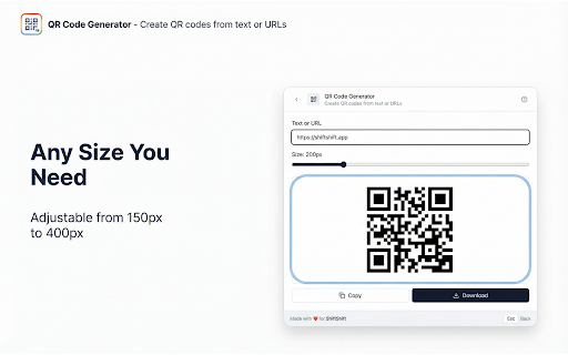 QR Code Generator :: Create QR codes from text or URLs