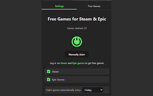 Free Game Claimer for Steam & Epic :: script to claim free games on Epic Games Store