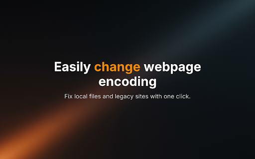 Charset :: Modify the default encoding for the website