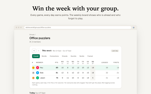 Dailies Capture :: Logs your daily puzzle results to Dailies the moment you press Share, without leaving the game.