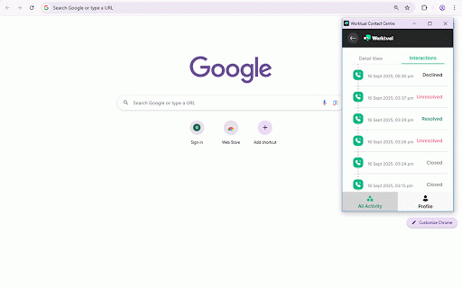 Worktual Contact Centre :: Worktual Contact Centre for Chrome