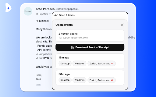 Email Open Tracker – Real-Time Gmail Read Receipts & Tracking :: Track email opens in Gmail with real-time read receipts, open notifications, and proof of receipt — know when your emails are read.