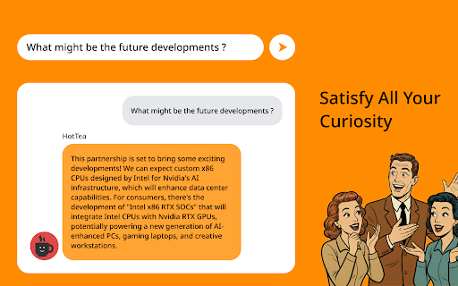 HotTea :: Turn any article into a fun group chat with AI