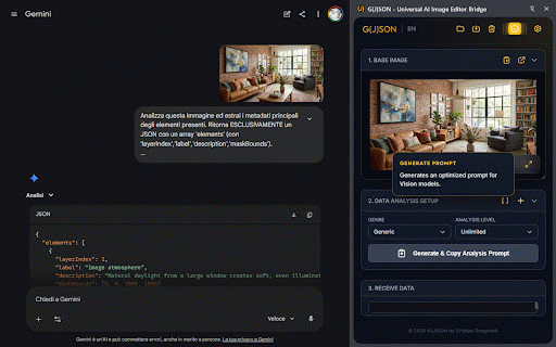 GJSON Bridge - Universal AI Image Editor :: GJSON Bridge: Premium Assistant for metadata parsing. Native Side Panel mode.
Global Version