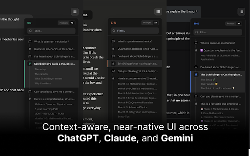 Scroll :: Navigate long conversations on Claude, ChatGPT, and Gemini