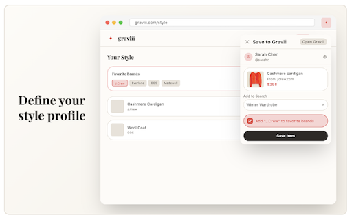 Gravlii :: Save and organize items from any website, then browse what your friends buy