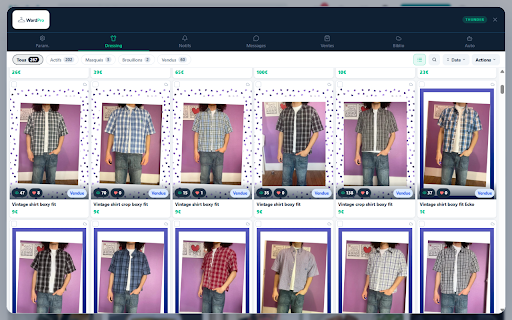 WardPro :: Automate your secondhand marketplace listings. Relist, edit photos, save to cloud and manage messages in one click.
