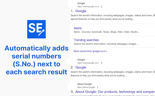 SERP Expander :: Expand Google search results and highlight links by type (internal, external, dofollow, nofollow).