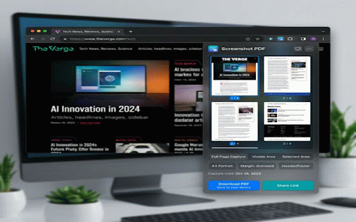 Web to PDF Pro: Full Page Capture & A4 Pagination :: Convert entire webpages into professional A4 PDFs. Perfect for printing, archiving, and offline reading. No messy long images.
