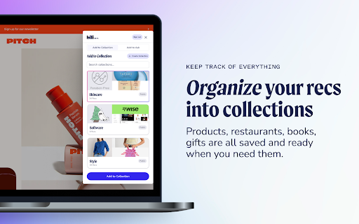 hili - Save + Share Your Best Recs :: Save what you discover online to hili. Organize your best finds into collections and share them with your friends.