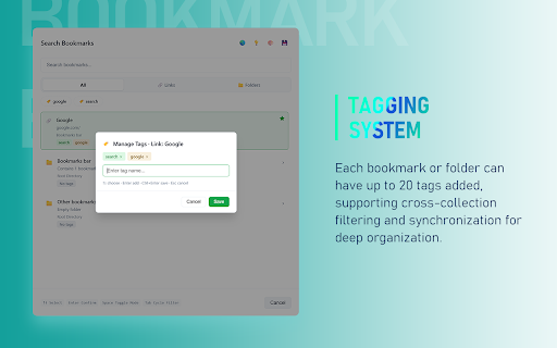 Bookmark Butler :: Quickly save pages, search bookmarks, pin favorites, and organize with tags.