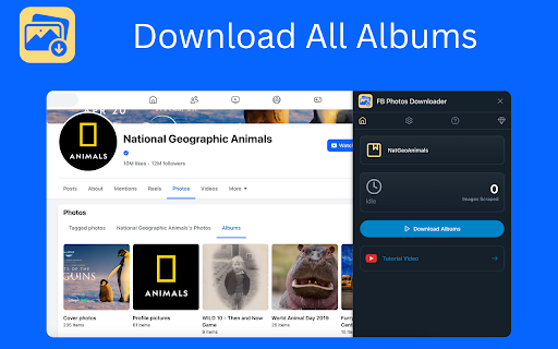 FB Photos Downloader :: One-click Facebook photo downloader for albums, profiles & groups. Fast, private, and easy to use. Save images instantly.