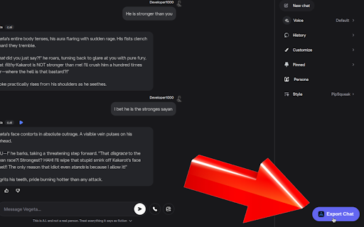 Wilds AI: Universal AI Chat & Story Exporter :: Export your AI companion chats and adventure stories from multiple platforms easily.
