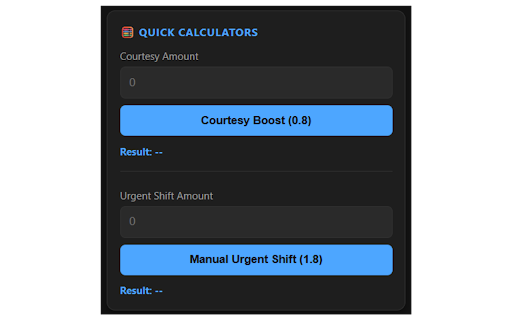 My LittleWorkBuddy :: Calculates durations, manages break alarms, and provides a custom calculator.