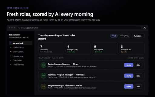 ApplyIt - Career DNA :: Score job fit, tailor your CV and cover letter, and autofill applications with your Career DNA profile.