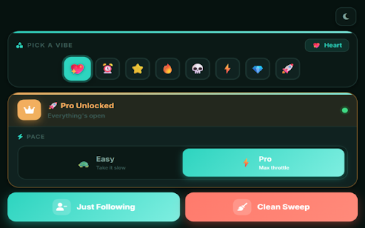 TikTok Unfollow :: 🧹 Bulk unfollow all users or non-followers with ultra-fast automation. 🚀