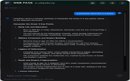 Pascal AI :: Summarize and explain content on any page.