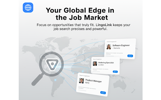 LingoLink: Job Search & Application Tracker :: Your personal job search dashboard. Find English-only jobs from LinkedIn and track your applications.