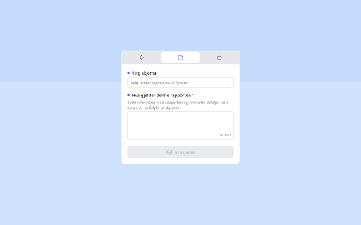 Journalhjelp for Pridok :: GDPR-kompatibel KI-assistent for norske leger som gir mer tid til pasientene. Skjemautfylling og transkripsjon direkte i Pridok.