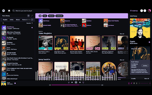 Spotify Visualizer :: Visualizer for Spotify with optional Pro features (BPM sync, color matching)