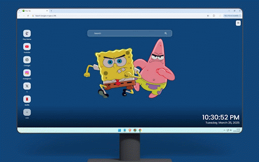 SpongeBob Wallpaper :: Brighten your new tab with fun and colorful SpongeBob wallpapers featuring Bikini Bottom’s favorite sponge!