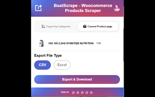 Woocommerce Products Scraper/Extractor - Boatscrape :: 🚀 WooCommerce Product Scraper & Extractor - Boatscrape 🚀
Easily scrape, extract, and download WooCommerce product data with…