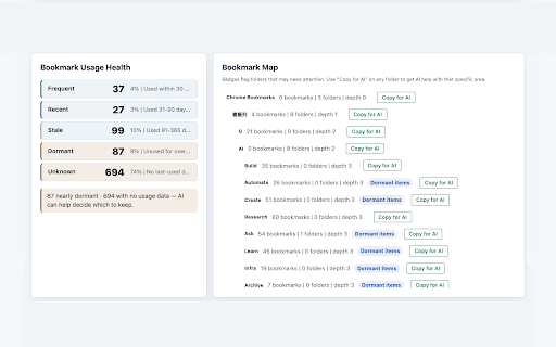 BookmarkOps :: Sync-safe AI bookmark cleanup. Review first, apply safely.