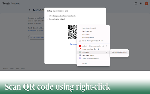Royal Authenticator :: Premium zero-knowledge 2FA authenticator with instant QR scanning, encrypted backup & sync — secure, elegant, effortless.