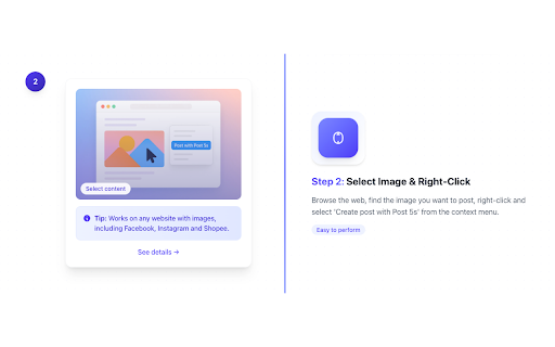 Post5s: 5-Second AI Content Creator :: Create posts for multiple social media platforms (Facebook, X, Threads, Instagram, LinkedIn, etc.) with AI