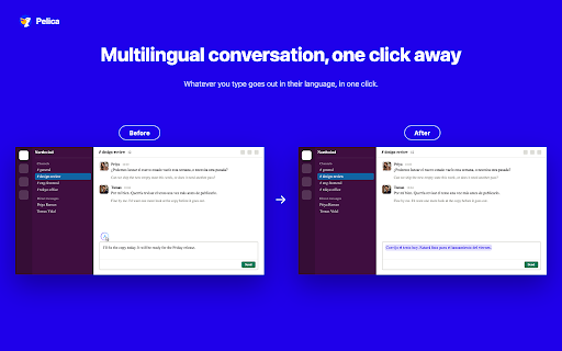 Pelica Translate: AI Web & Video Translator, Write with AI :: With the Pelica extension, you can:
- Translate sections on the go
- Translate entire pages
- Translate YouTube videos
