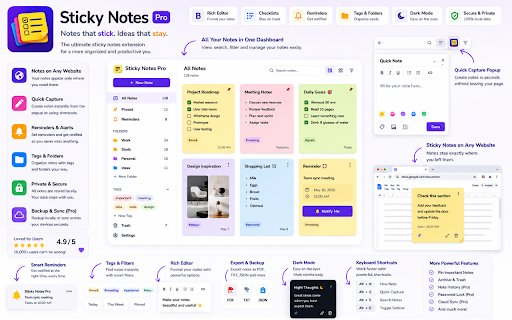 Sticky Notes Pro - Ultimate :: Professional sticky notes with voice notes, smart templates, and productivity features - all FREE!