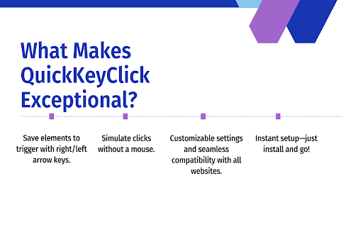 TapClick :: Easily trigger web elements using left and right arrow keys for hands-free navigation.