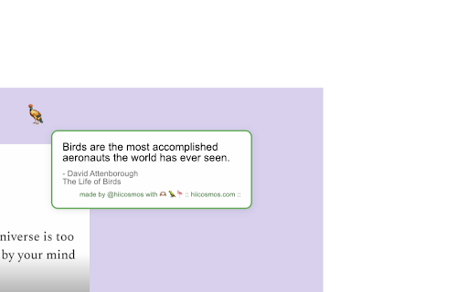 Bird Cursor Quotes :: Custom bird cursors with quotes