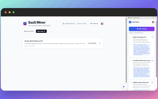 SaaS Miner - Reddit & G2 AI Scraper for Business Ideas :: Mine SaaS ideas from any page with one click.