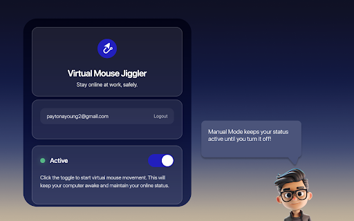 Virtual Mouse Jiggler :: Keep your computer active automatically. Prevent going idle and maintain your online presence effortlessly.