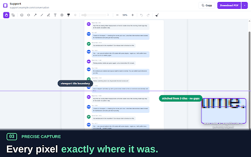 Scrolling Screenshot & Full Page Capture Tool :: Scrolling screenshot tool for entire pages or any scrollable element. Full page screen capture, annotate, crop and export.