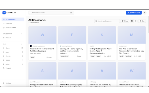 EaseMyLink :: Save links with easy retrieval in the future