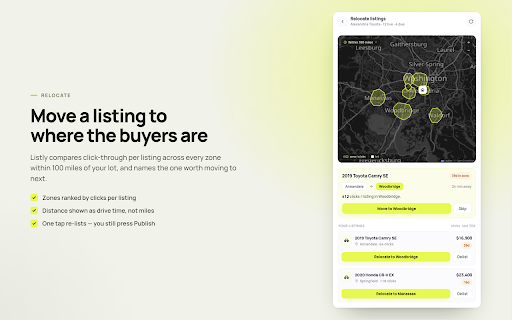 Listly Lightning Lister :: List dealership inventory to Facebook Marketplace in one click.