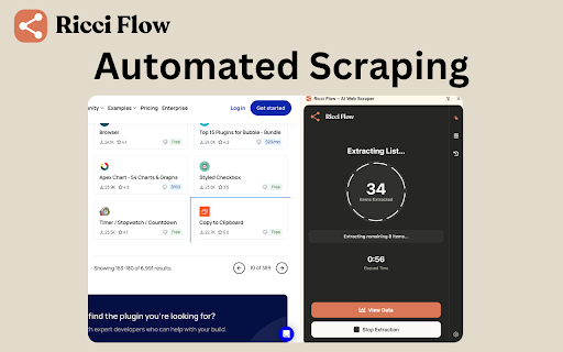 Ricci Flow – AI Web Scraper :: Ricci Flow – AI Web Scraper for Chrome: AI Data Extraction Tool for Web Scraping to CSV, Excel, JSON