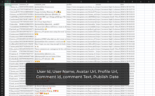 IG Comment Export Tool :: Easily export comments from Instagram posts with one click.
