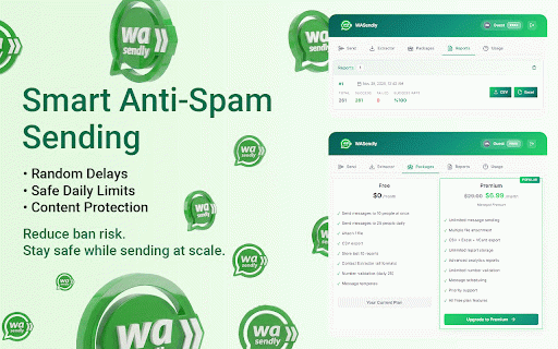 WASendly – WhatsApp Bulk Message Sender :: Send bulk and automated WhatsApp messages safely and easily with WASendly.