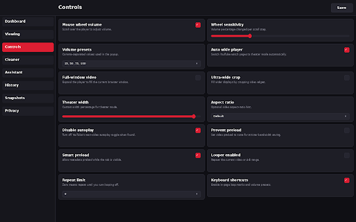 Magic Actions for YouTube™ :: Privacy-first YouTube viewing controls, cinema mode, snapshots, focus tools, local summaries, and watch analytics.