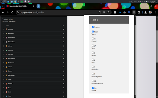 Table Customizer :: Table Customizer lets you list tables on any page and toggle columns by header to show only the data you need.