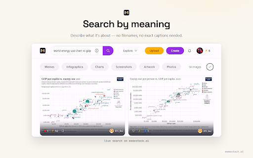 MemeStack :: Save, search & paste memes anywhere. Save any image to MemeStack in two clicks — AI tags it and makes it searchable.