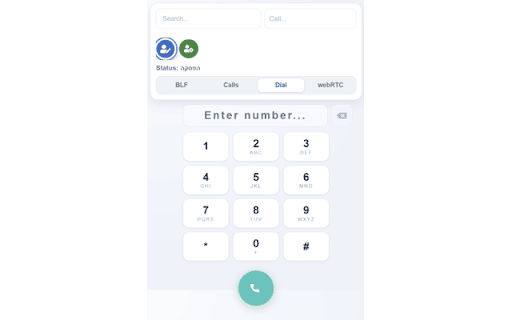 BlueBeNET PhoneBridge :: Unified calling platform: Click2Call, WebRTC, SIP, BLF monitoring, call management, and CRM integration—all in one extension.