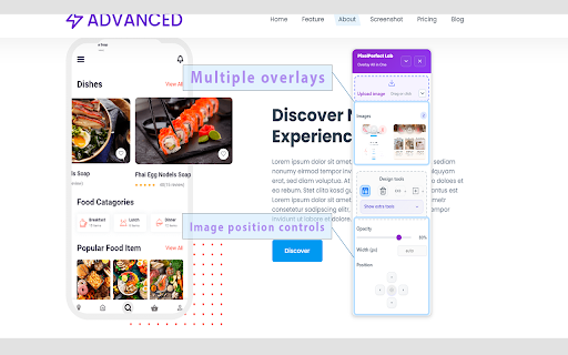 PixelPerfect Lab - Design Overlay & Measure Tool :: Visual design overlay and measurement tools for pixel-perfect web and email development.