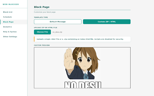 Web Blocker & Timer :: The simplest Web Blocker & Timer. Daily time limits, schedules, and block screens.