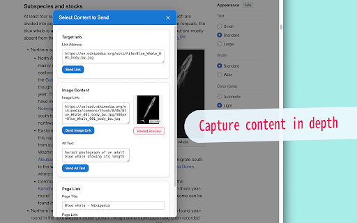 Bark Sender :: Send web content or clipboard text to your device via Bark app with custom parameters