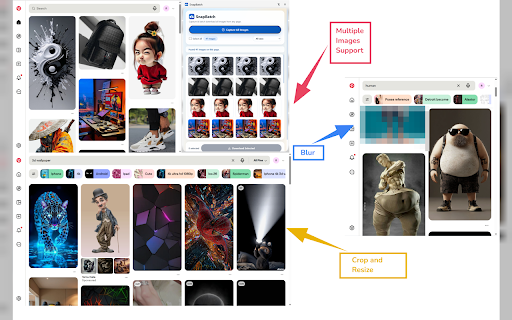 Blur & Annotate – Screenshot Editor :: A full-page image editor for uploading and editing images.